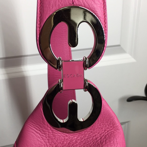 NWT Escada Hot Pink Eluna Hobo Shoulder Bag - Picture 3 of 8